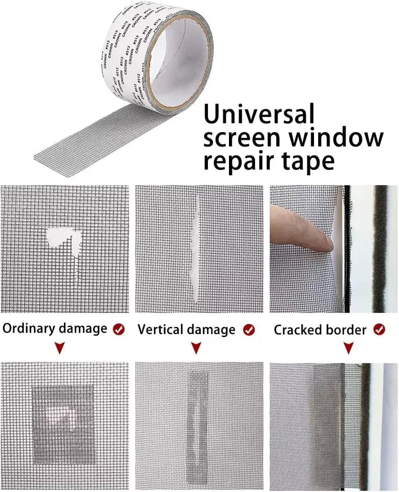 Self Adhesive Window Screen Repair Tape -2 Meter