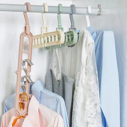 3 Pcs - Rotating Folding Clothes Hanger Organizer