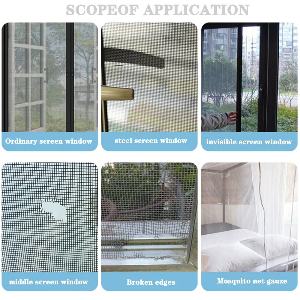 Self Adhesive Window Screen Repair Tape -2 Meter