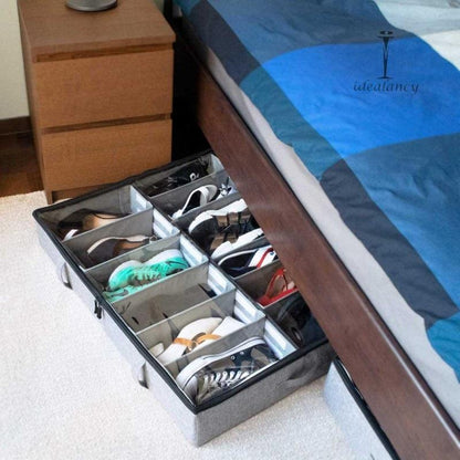 12 Grid Shoe Organizer Box