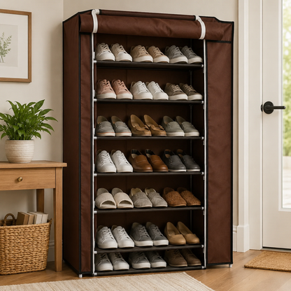 RACKORA - 7/8/9 Layer Portable Dustproof Shoe Storage Rack