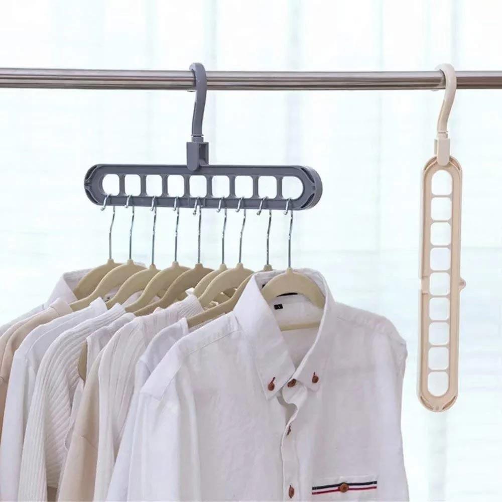 3 Pcs - Rotating Folding Clothes Hanger Organizer