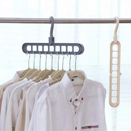 3 Pcs - Rotating Folding Clothes Hanger Organizer