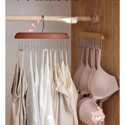 Rotating Wooden Accessory Hanger Organizer