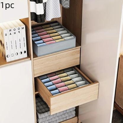 Foldable 24 Cell Underwear And Sock Organizer