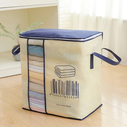 Printed Blanket Storage Bag With Handles