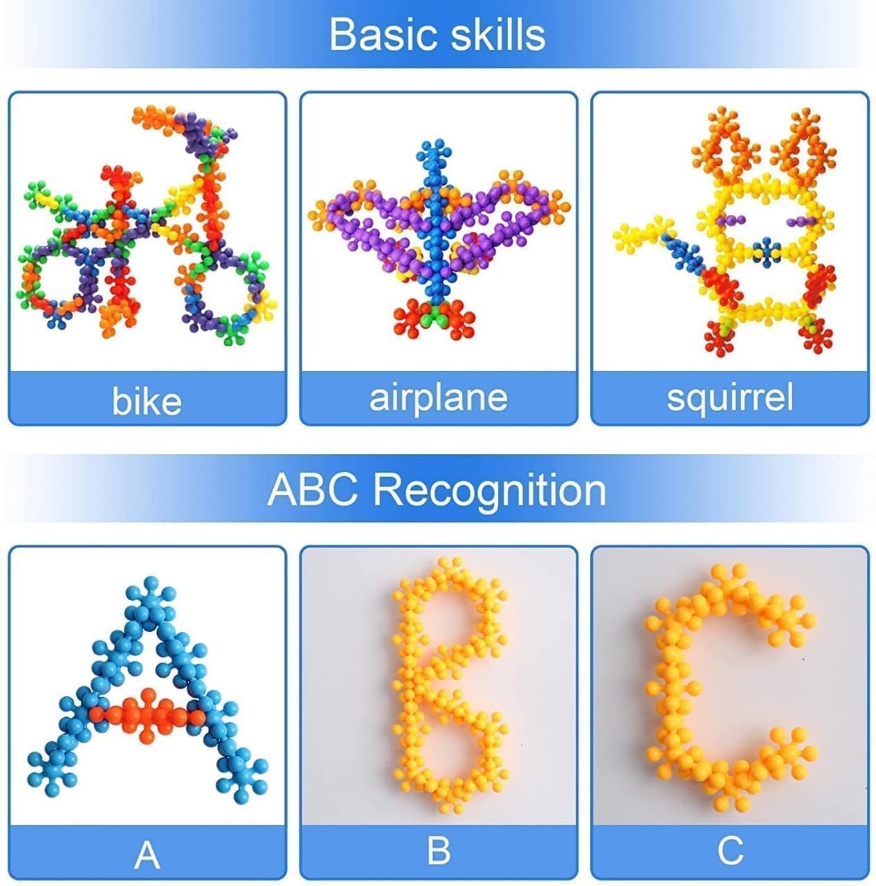Colorful Flower Building Blocks for Kids