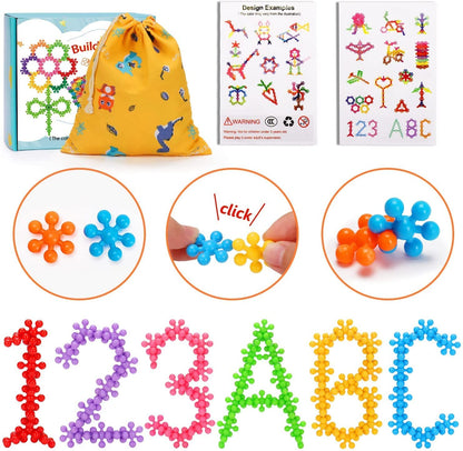 Colorful Flower Building Blocks for Kids