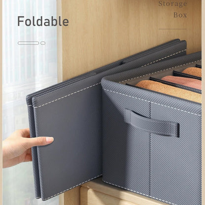 Foldable 6 Grid Clothes Organizer