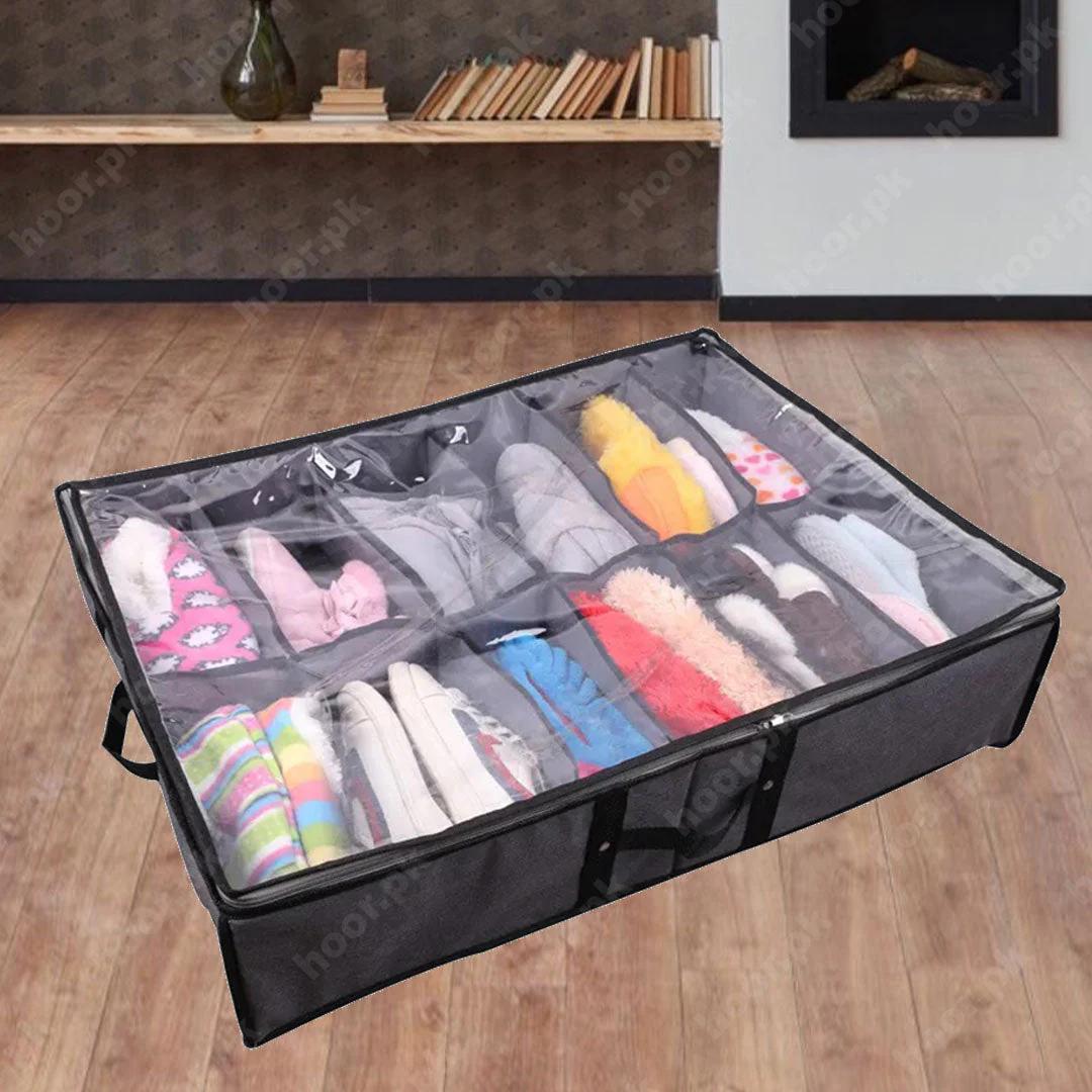 12 Grid Shoe Organizer Box